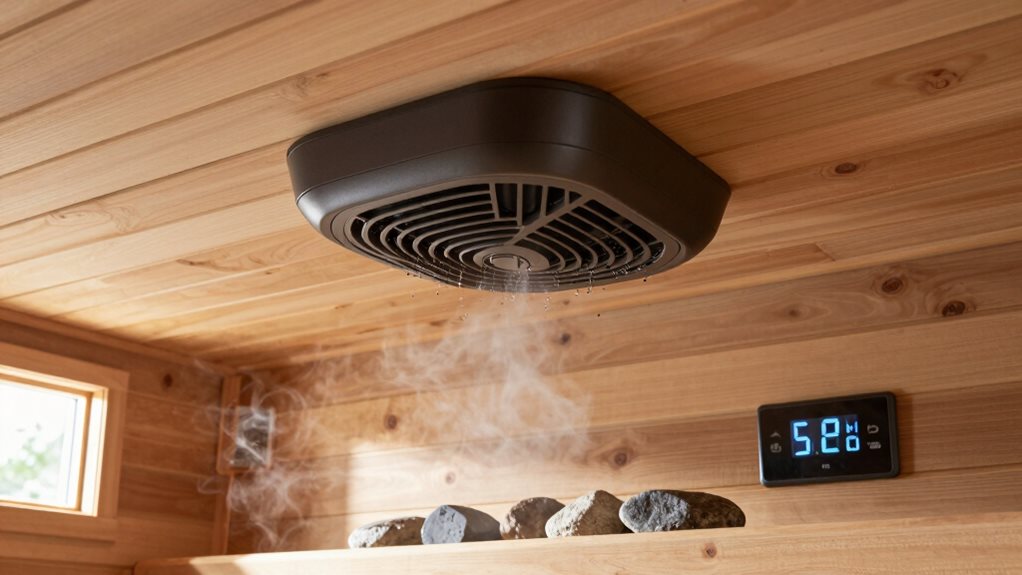 automated sauna ventilation control