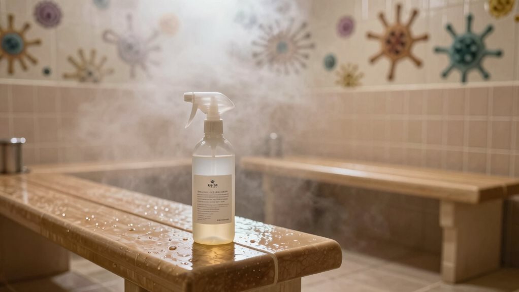 bacteria thrive in steam rooms