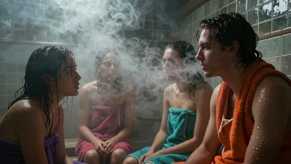 breathing noise in steam rooms