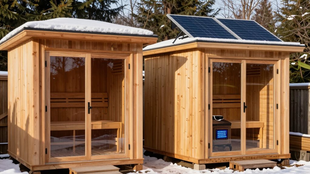 climate specific sauna efficiency