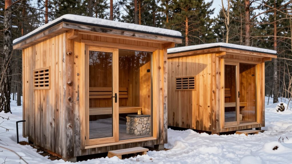 climate specific sauna material selection