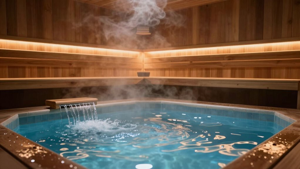cold plunge or sauna