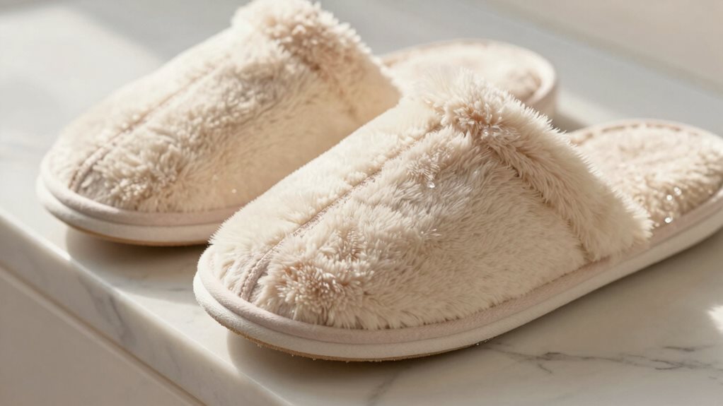 comfortable spa footwear selection