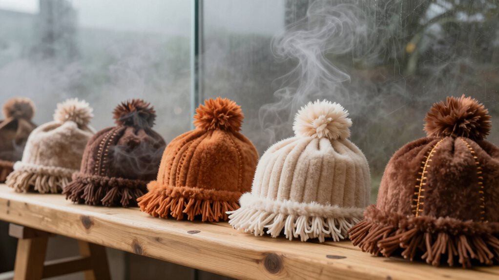 cozy sauna hat selection