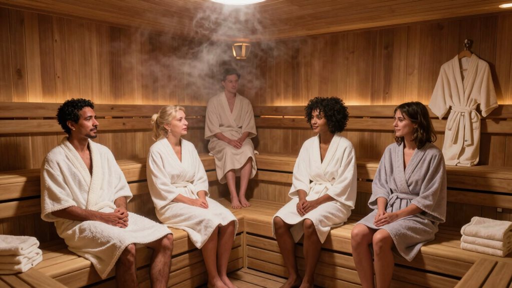 cultural modesty in saunas