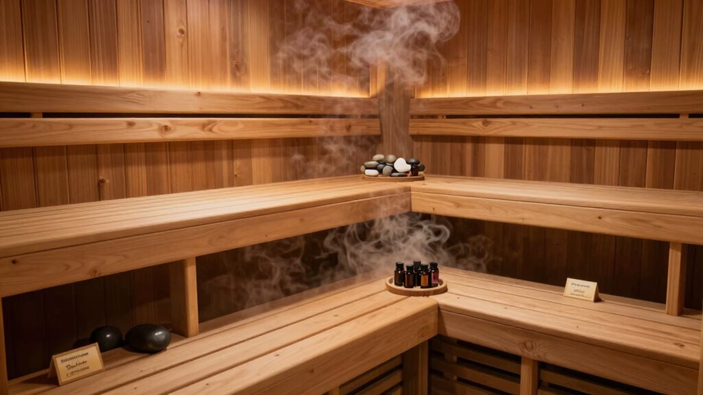 diverse saunas varying prices