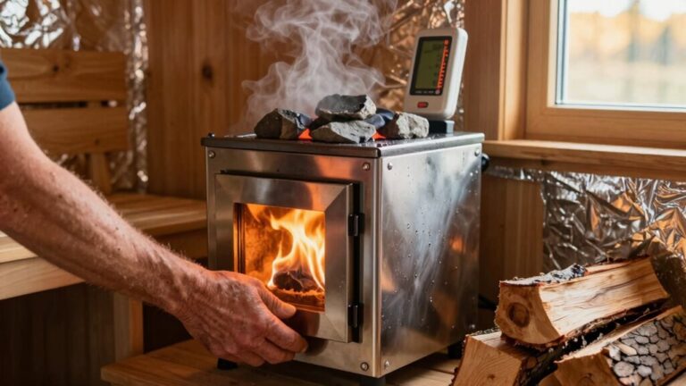 diy sauna heating tips