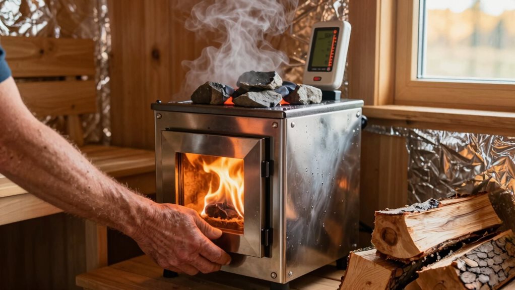 diy sauna heating tips