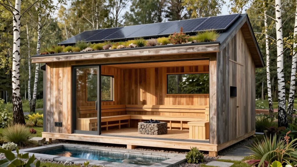 eco friendly sauna design principles