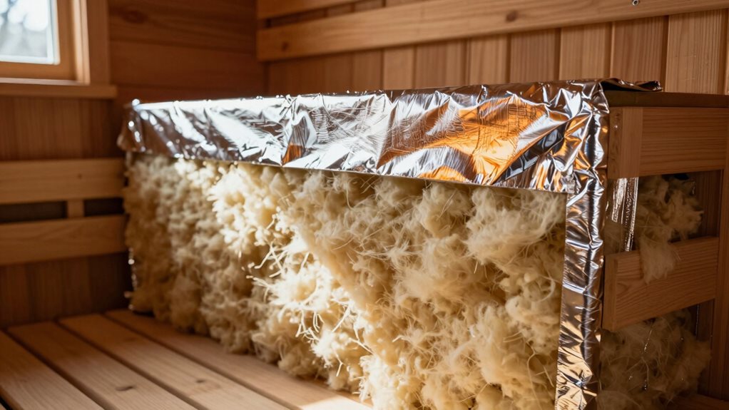 efficient sauna heat retention