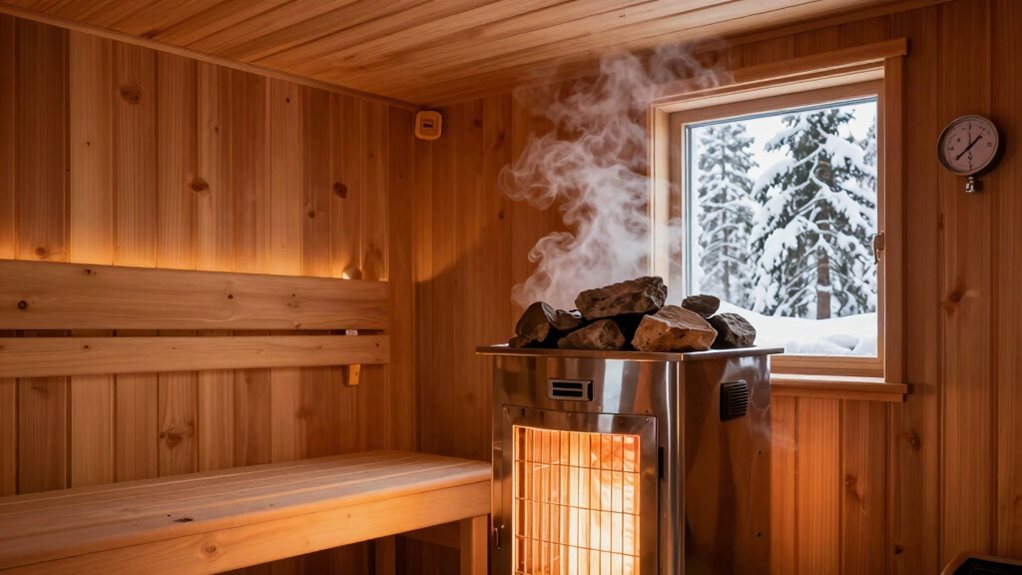 efficient sauna heater sizing