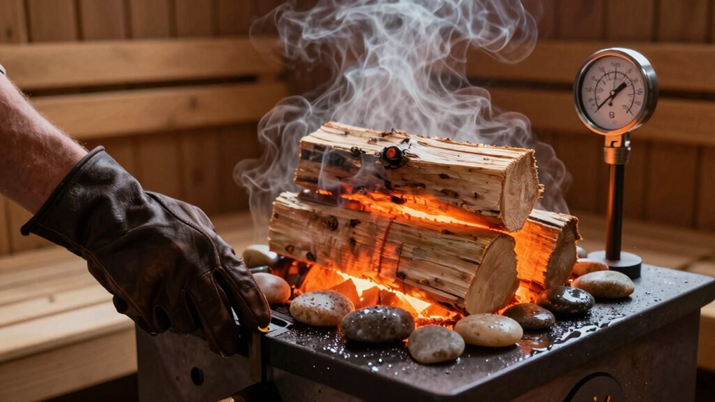 efficient sauna wood burning techniques