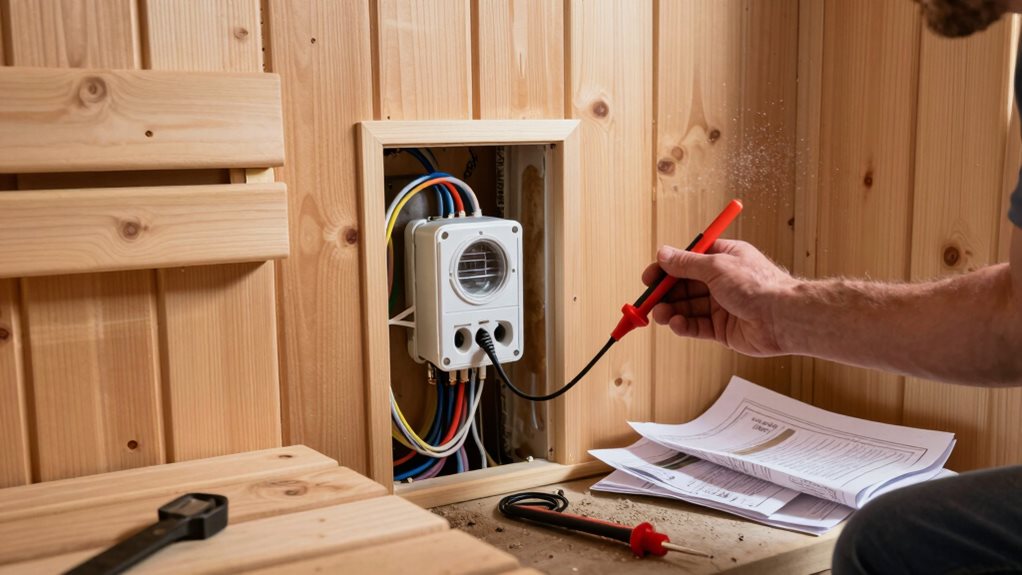 electric sauna heater issues