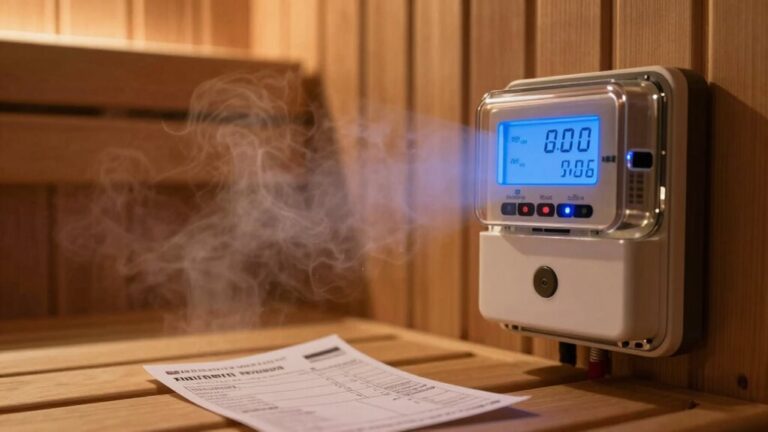 electricity usage impacts sauna efficiency