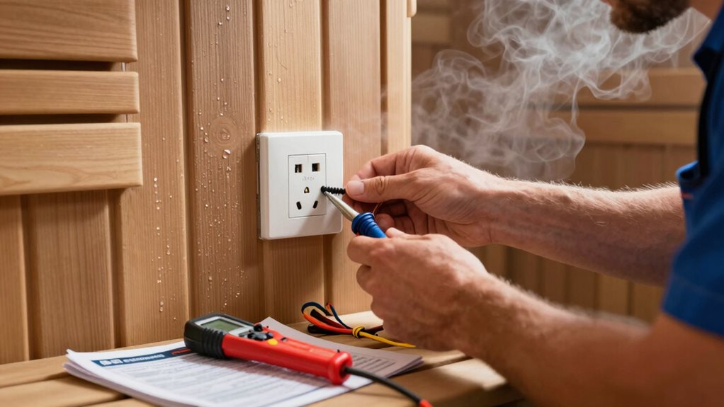 gfci installation in saunas