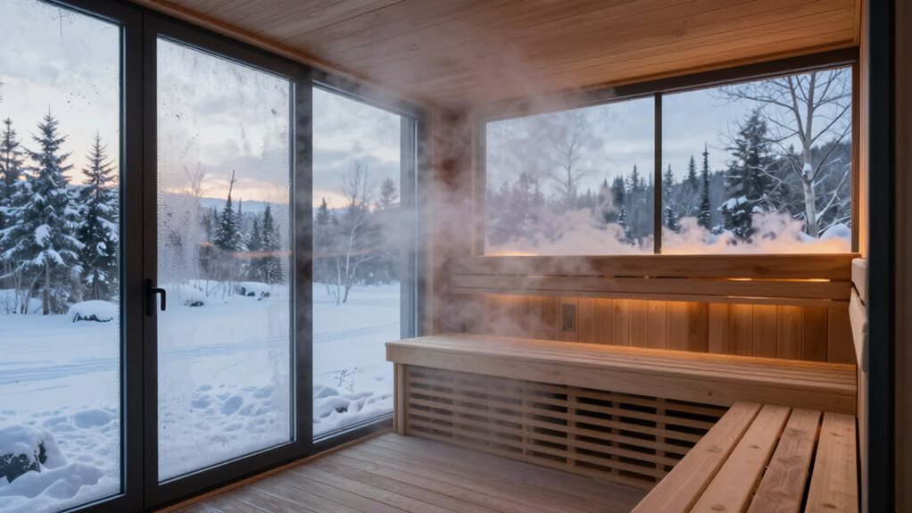 glass sauna heater sizing