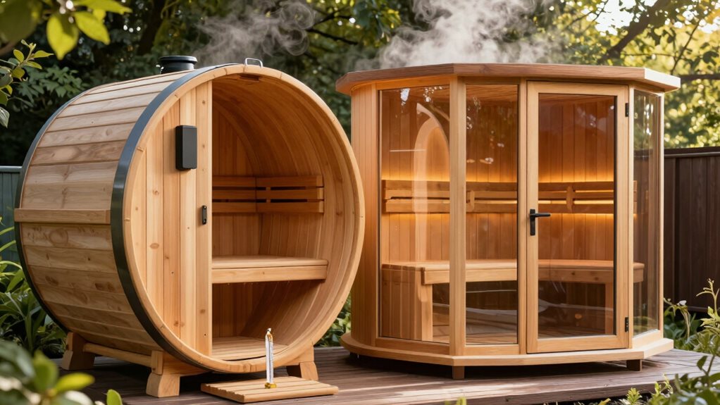 heat retention comparison saunas