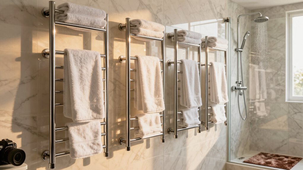 heated towel racks luxury