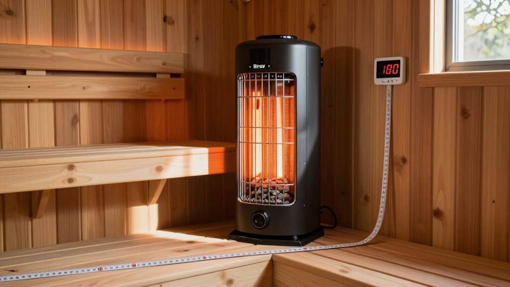 heater size vs sauna capacity
