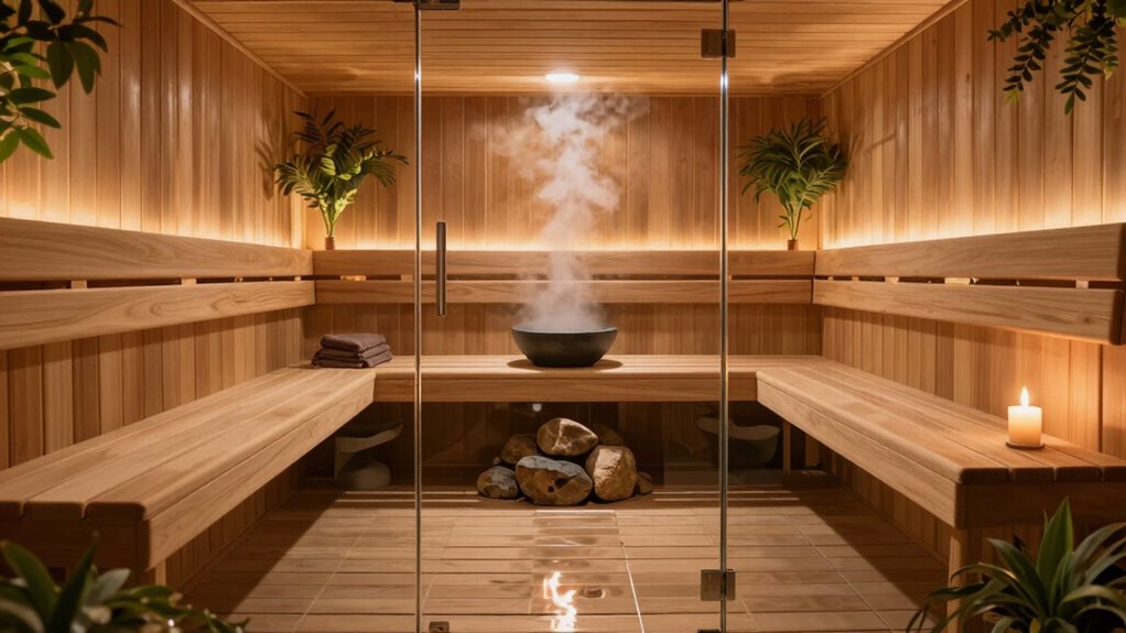 indicators of sauna cleanliness