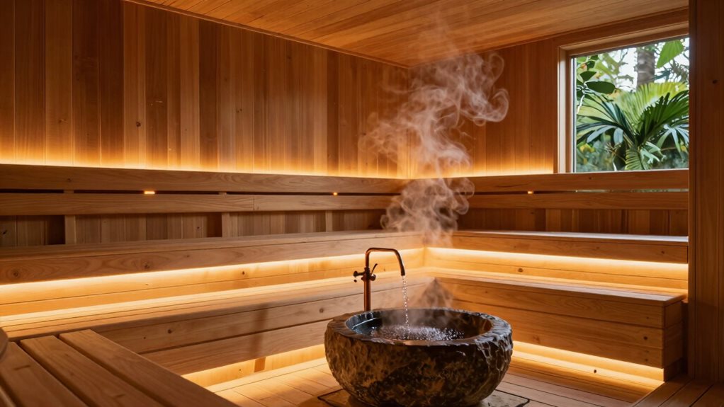 led sauna lighting benefits