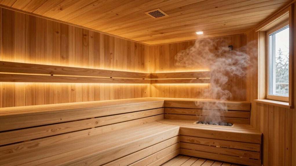 lighting influences sauna experience