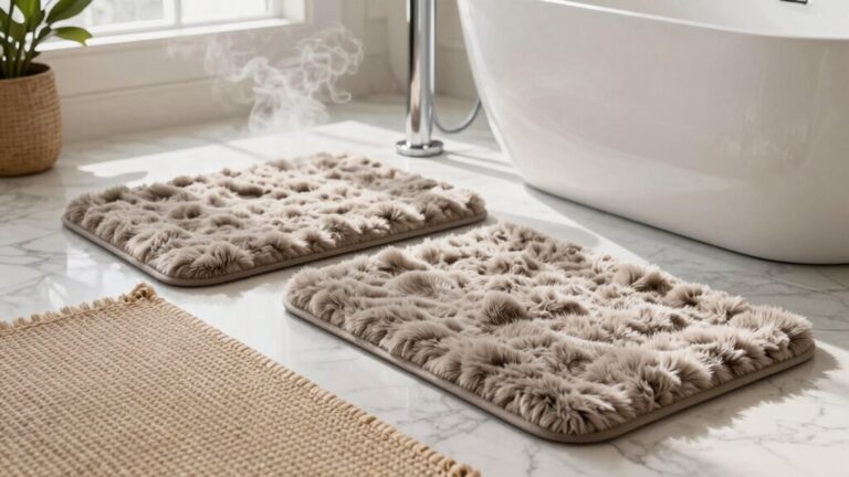 luxurious bathroom spa mats