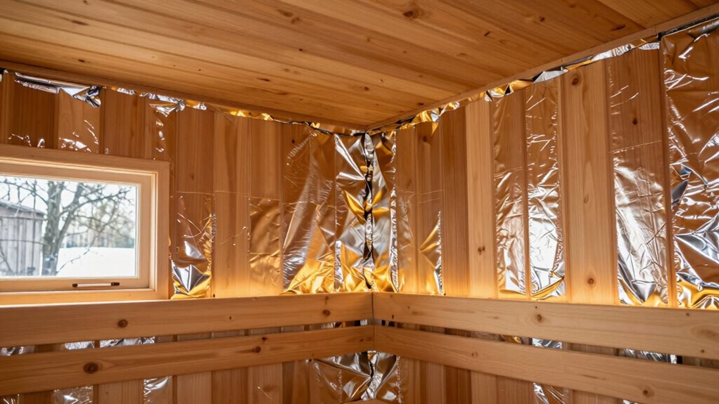 maximize sauna heat retention