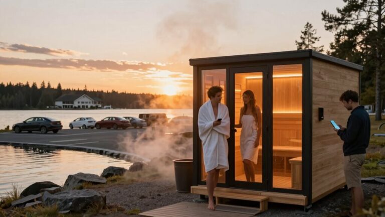 mobile saunas wellness trend