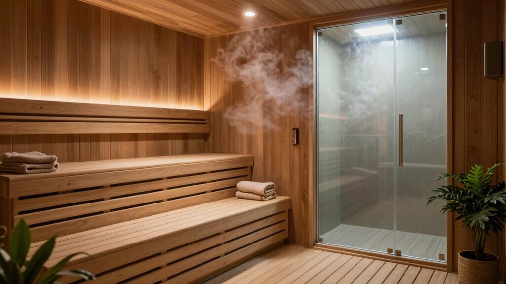 modesty enhances sauna design