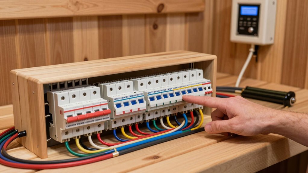 multi heater sauna wiring plans