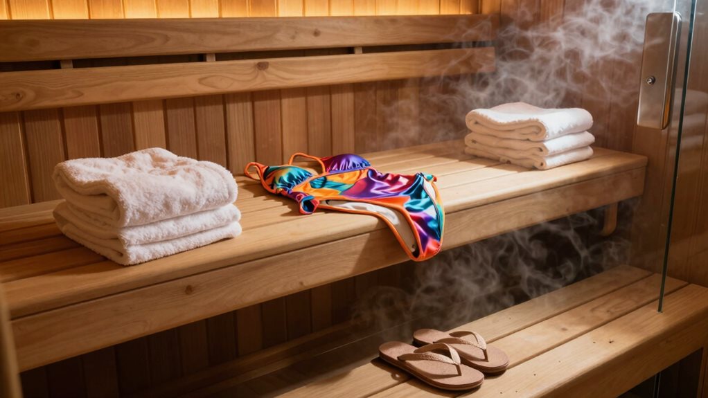 natural fibers enhance sauna comfort