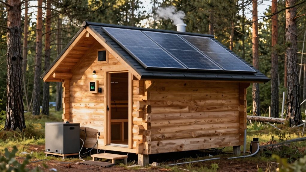 off grid sauna solutions available