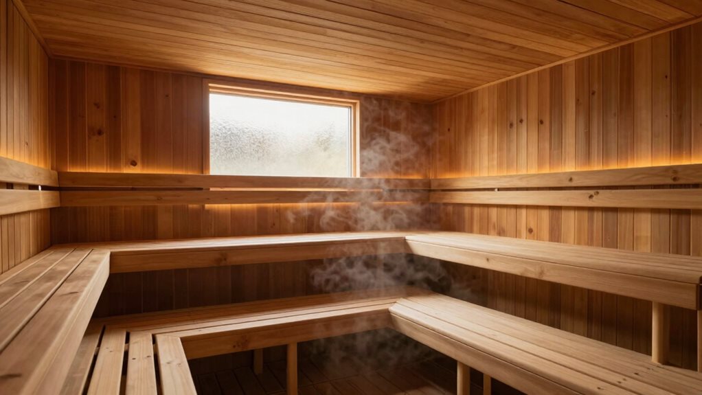 optimal sauna ceiling height