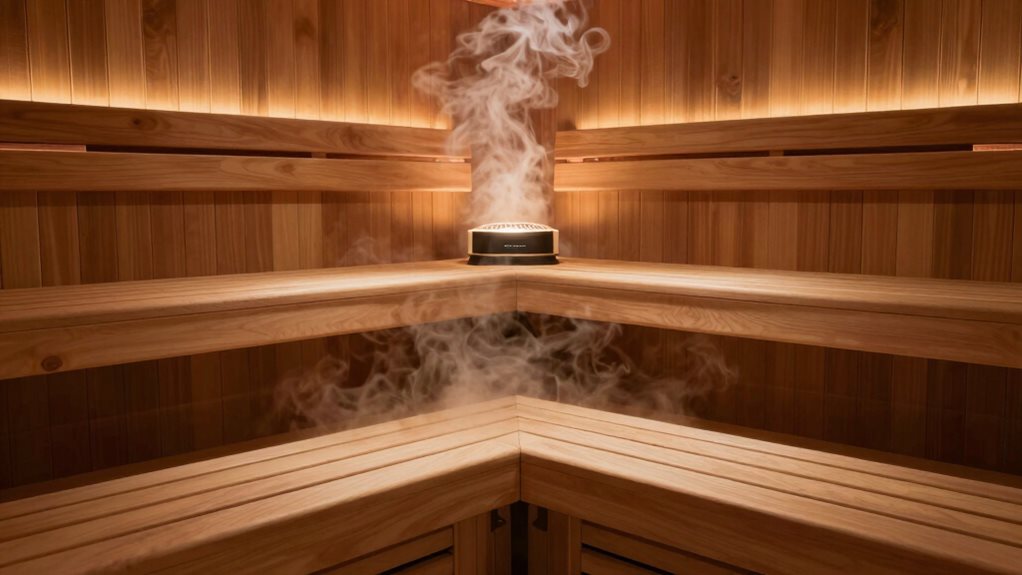 optimal sauna heater placement