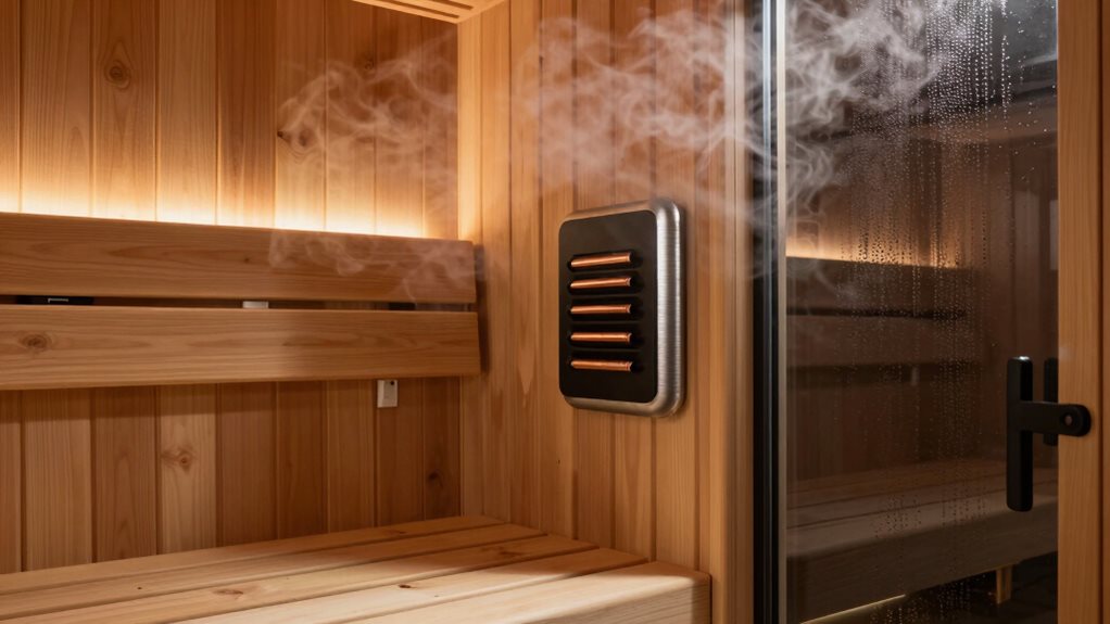 optimal sauna steam circulation