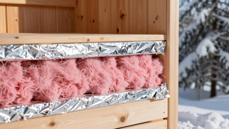 outdoor sauna insulation techniques