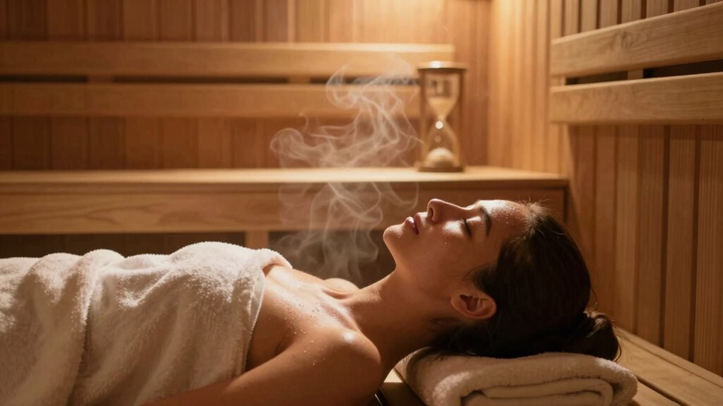pain relief through sauna