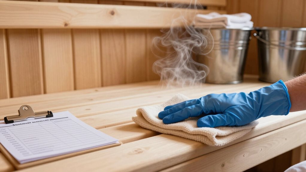 preventative sauna maintenance systems