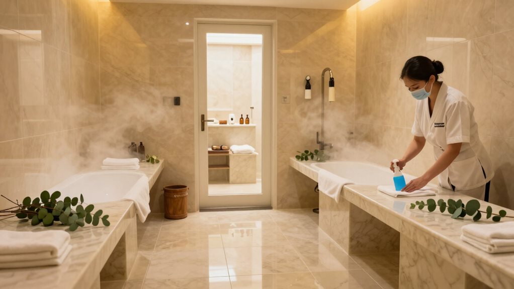 regular steam room maintenance