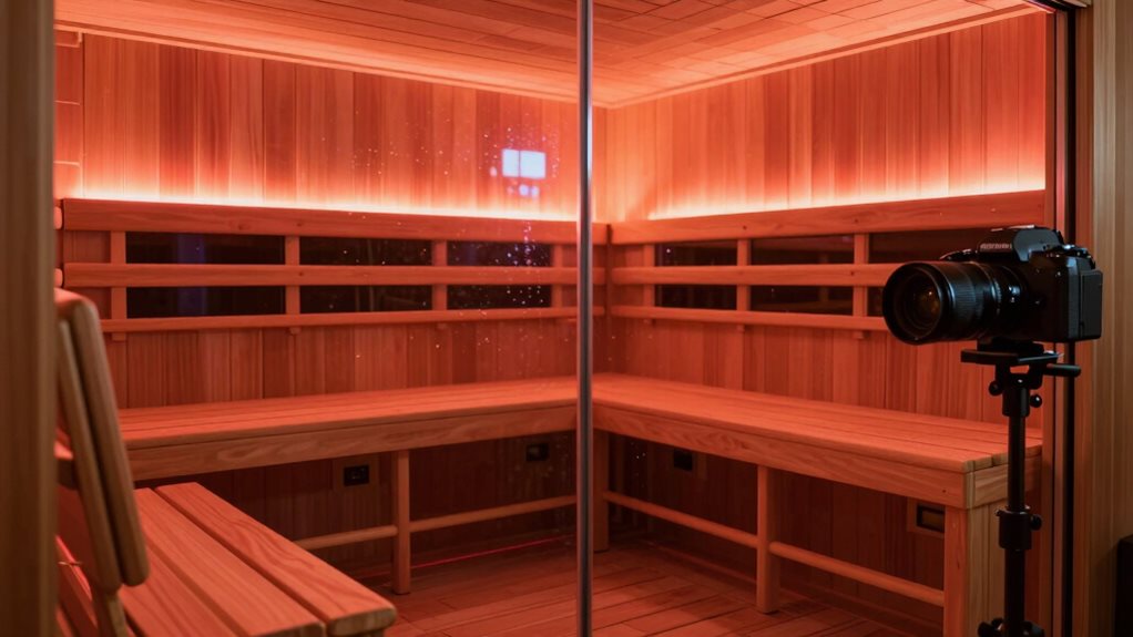 relaxing infrared sauna experience