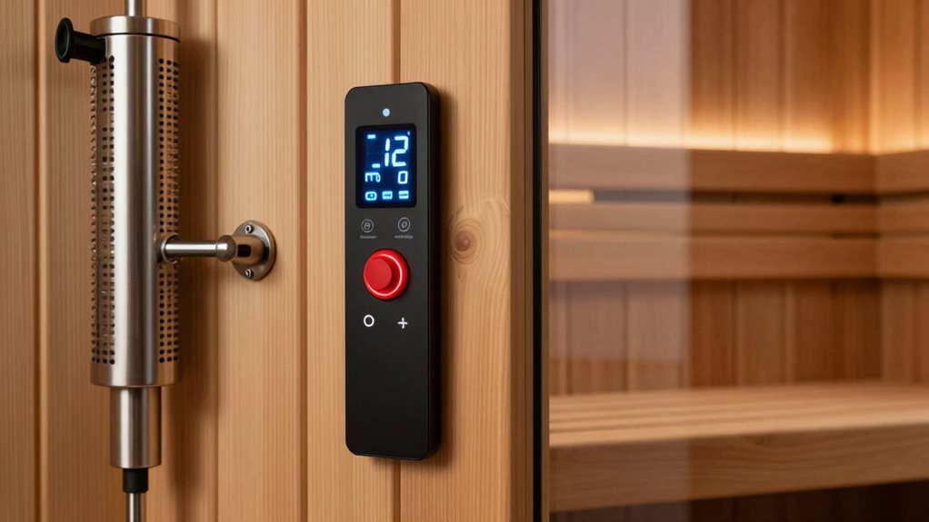 remote sauna safety features