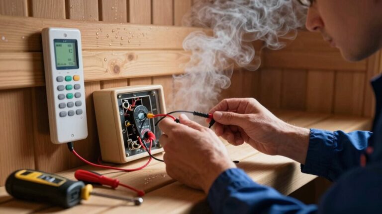 remote sauna system issues