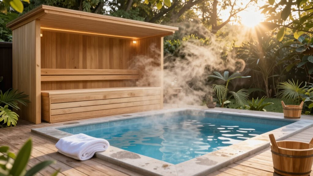 sauna and cold plunge routine