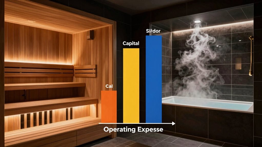 sauna and steam room costs