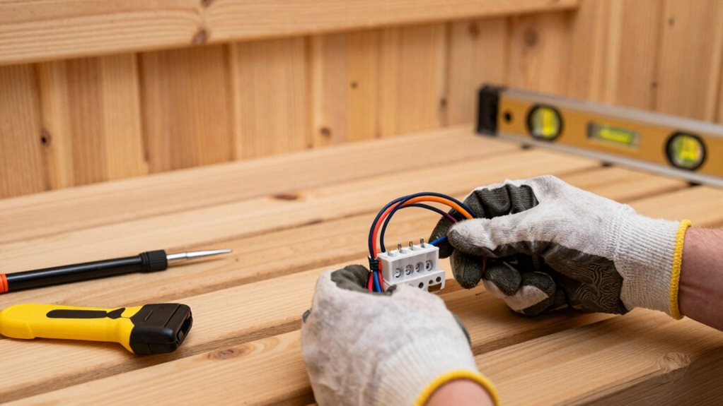 sauna assembly and maintenance