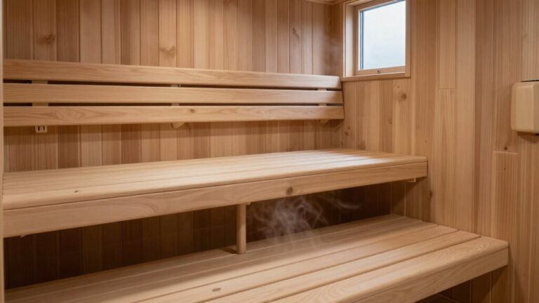sauna bench comfort advancements