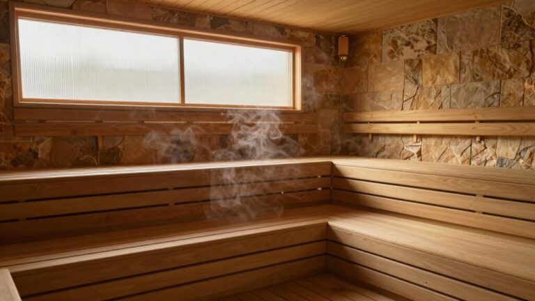 sauna bench height selection