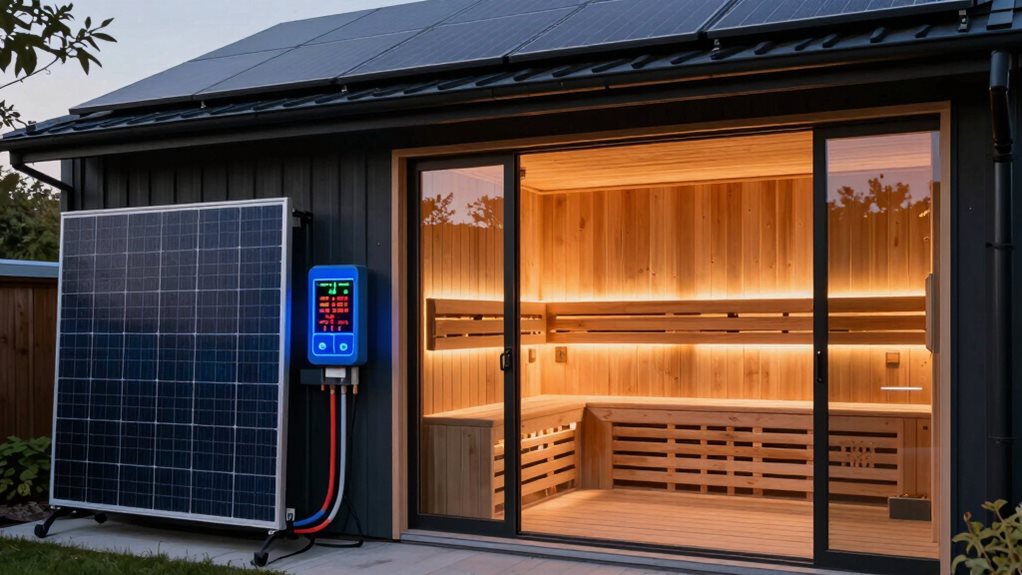 sauna energy consumption requirements
