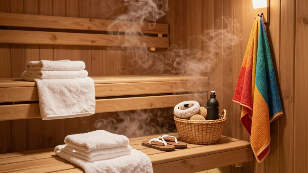 sauna essentials for comfort
